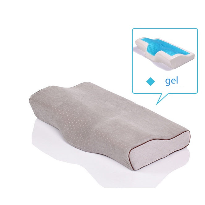 Premium Gel Memory Foam Pillow – Ergonomic Neck Support
