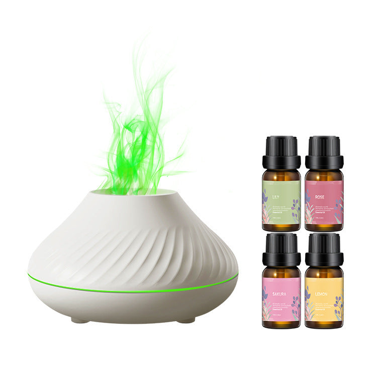 Relaxing Flame Aroma Experience with Ambient Mood Light