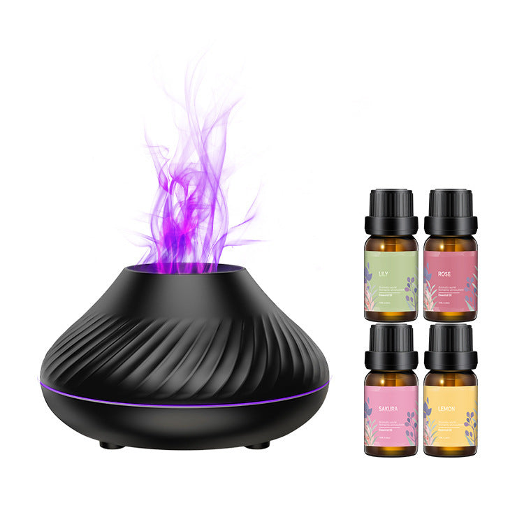 Relaxing Flame Aroma Experience with Ambient Mood Light