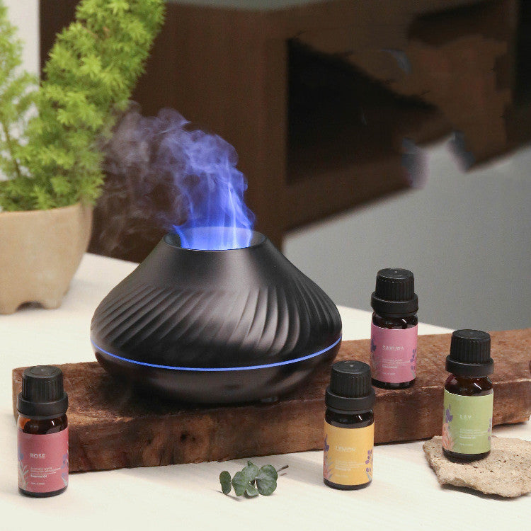 Relaxing Flame Aroma Experience with Ambient Mood Light