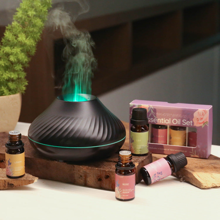 Relaxing Flame Aroma Experience with Ambient Mood Light