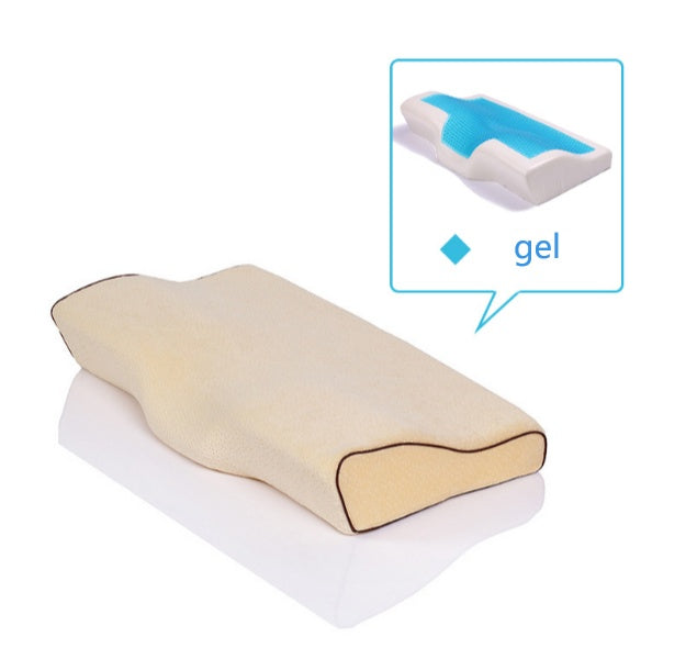 Premium Gel Memory Foam Pillow – Ergonomic Neck Support