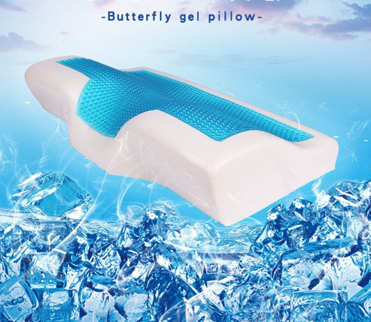 Premium Gel Memory Foam Pillow – Ergonomic Neck Support